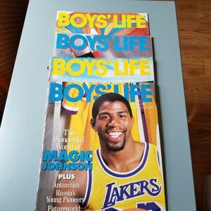 Boys Life Magazine bundle 4 magazines 1991 & 1992